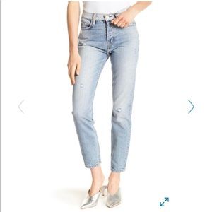 NEW! Current/Elliott High Waist Skinny 100% Cotton Jean